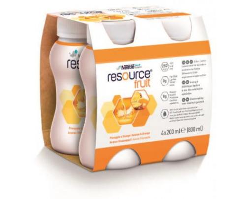 Resource Fruit Alimento Iperproteico Arancia 4x200 ml