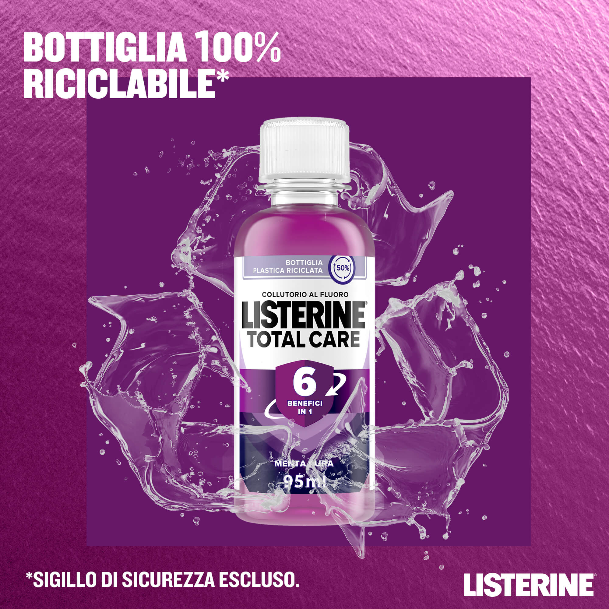 Listerine Total Care Collutorio, 95ml