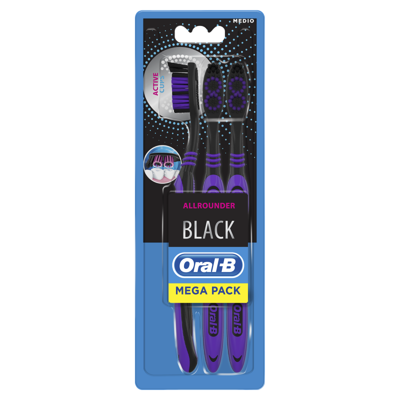 Spazzolino Manuale Oral-B Allrounder Black 3