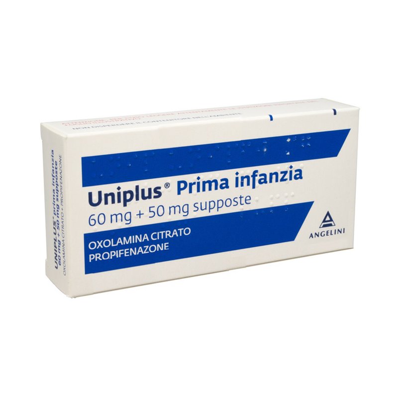 Uniplus Prima Infanzia 60mg+50mg Propifenazone 10 Supposte