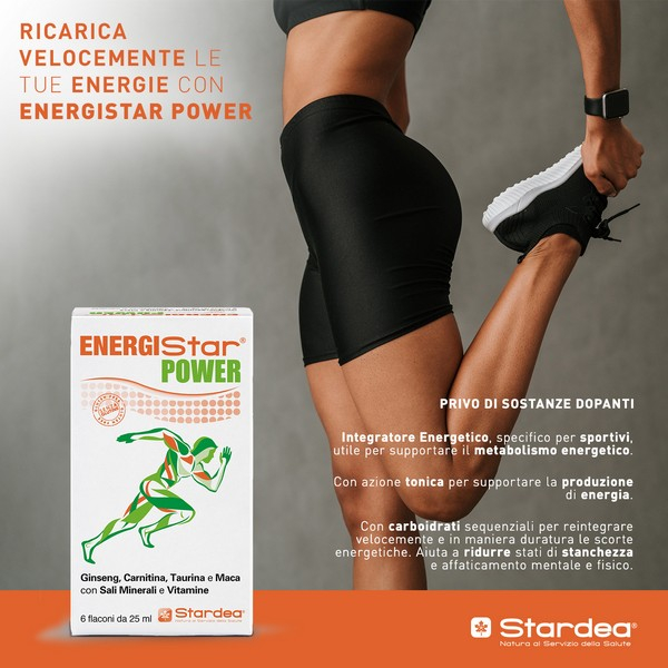 Energistar Power Integratore Energetico 6 Flaconcini