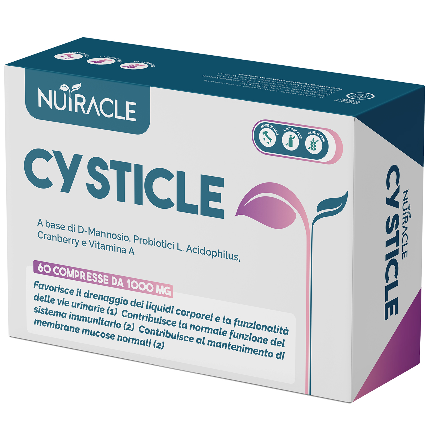 Nutracle Cysticle 60 Compresse - Integratore Per Le Vie Urinarie