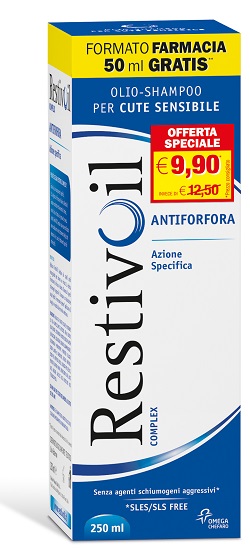 Restivoil Complex Antiforfora Olio Shampoo Capelli Da Normali a Grassi 250 ml PREZZO SPECIALE