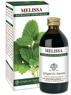 Dr. Giorgini Melissa Estratto Integrale Integratore Benessere Mentale 200 ml