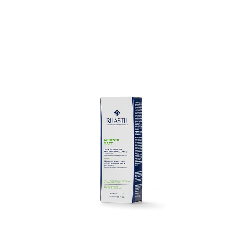 Rilastil Acnestil Crema Idratante Sebo-Normalizzante 40mL