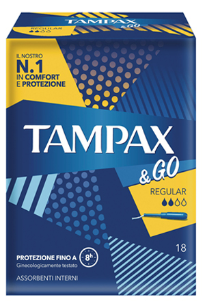 TAMPAX &amp;GO REGULAR 18PZ 8422