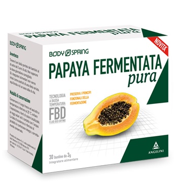 Body Spring Papaya Fermentata Pura Integratore Antiossidante 30 Bustine