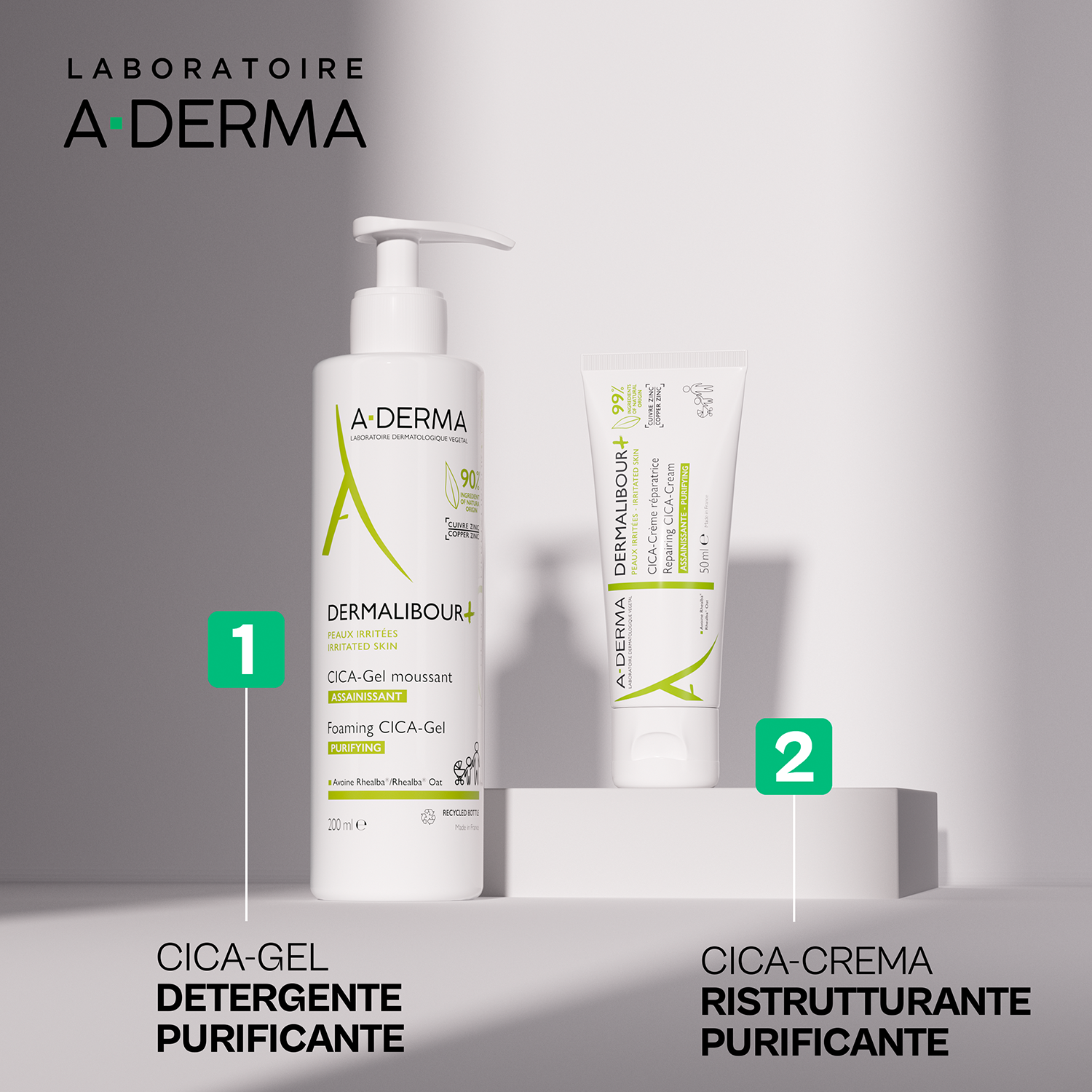 A-Derma Dermalibour+ - Cica Crema Ristrutturante Purificante Per Pelle Irritata E Fragile 50 ml 