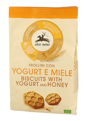 ALCE Frollini Yogurt Miele Bio 250g
