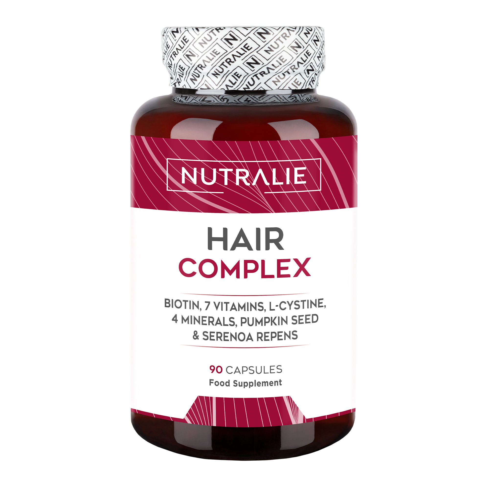 Nutralie Hair Complex + Biotina Vitamine per Capelli 90 Capsule