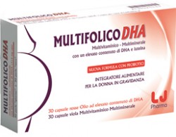 Multifolico DHA Integratore Gravidanza 60 Capsule