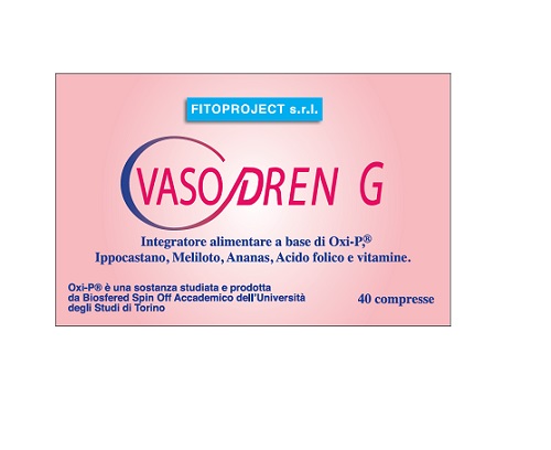 Vasodren G Integratore Microcircolo 40 Compresse 500 mg