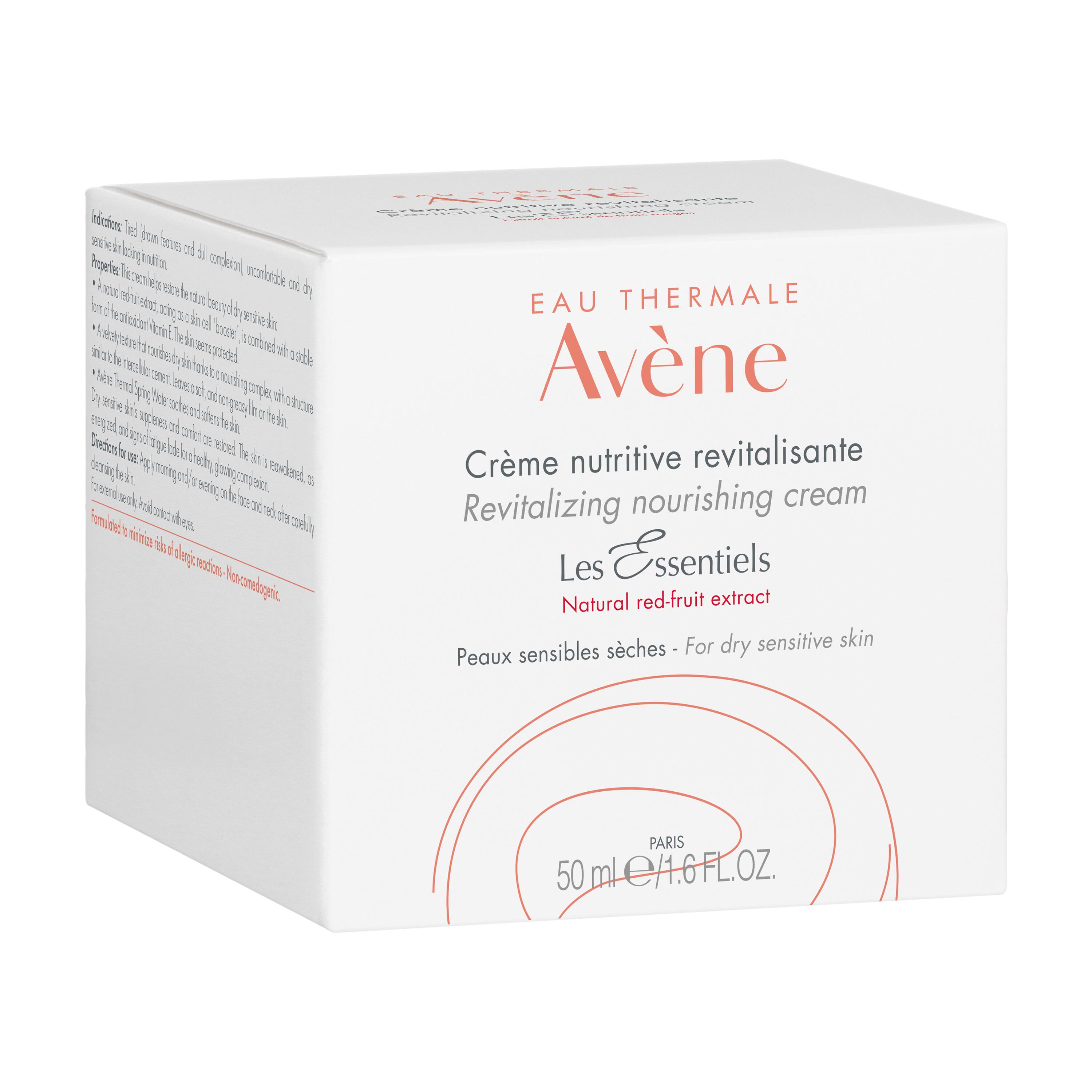 Avène Les Essentiels - Crema Nutritiva Rivitalizzante Per Pelle Secca 50 ml