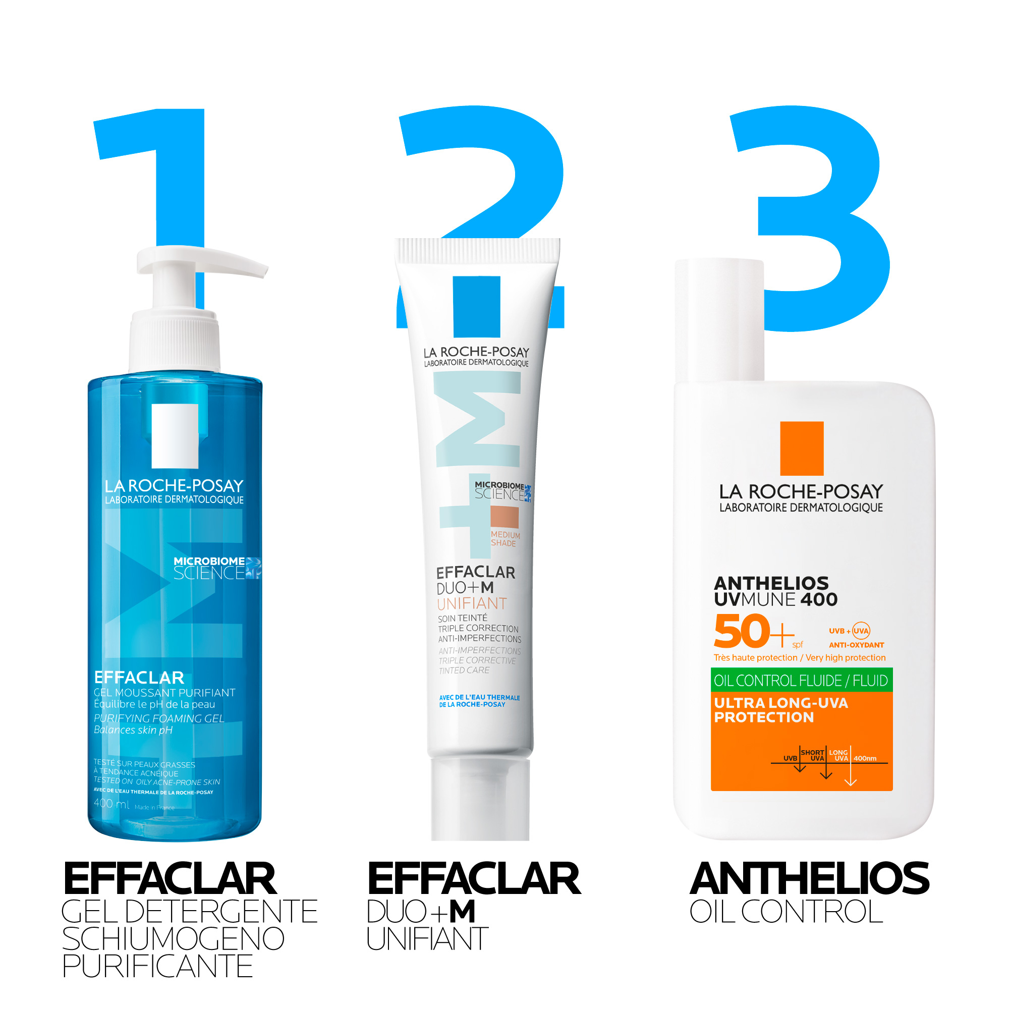 La Roche-Posay Effaclar Duo+M Unifiant Medium trattamento correttivo uniformante e purificante con nuovo attivo phylobioma e niacinamide 40ml