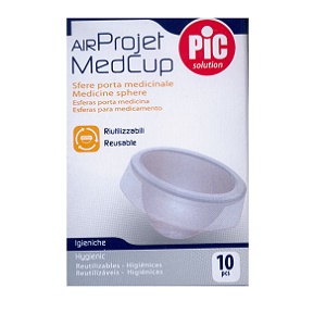Pic Air Project Med Cup Sfere Porta Medicinale 10 Pezzi