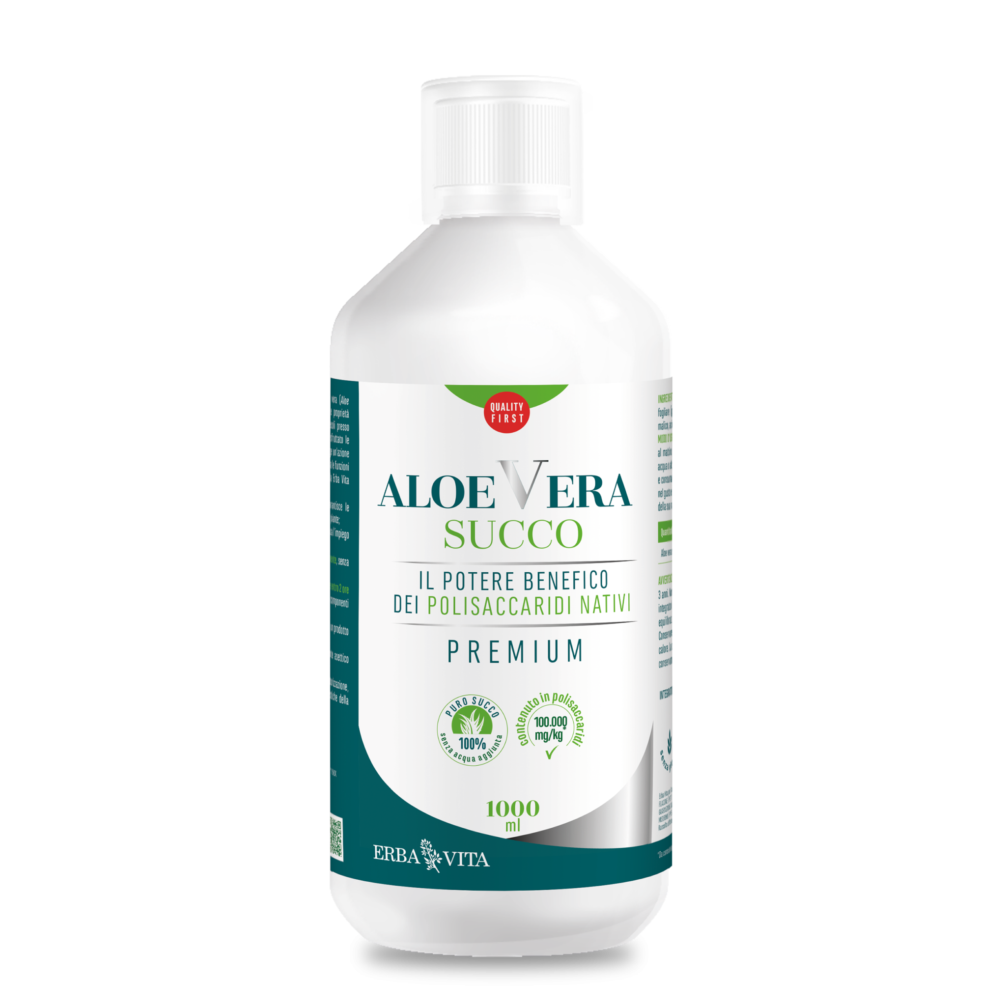 ALOE VERA Succo Premium 1LtEBV