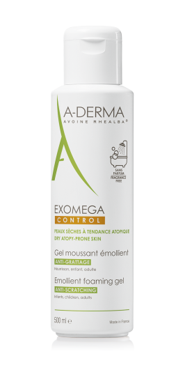 A-Derma Exomega Control Gel Detergente Emolliente Pelle Secca 500 ml