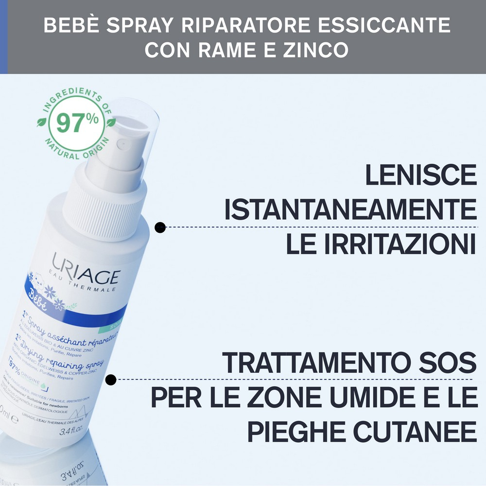 Uriage Bebè 1° Spray assorbente riparatore 100ml