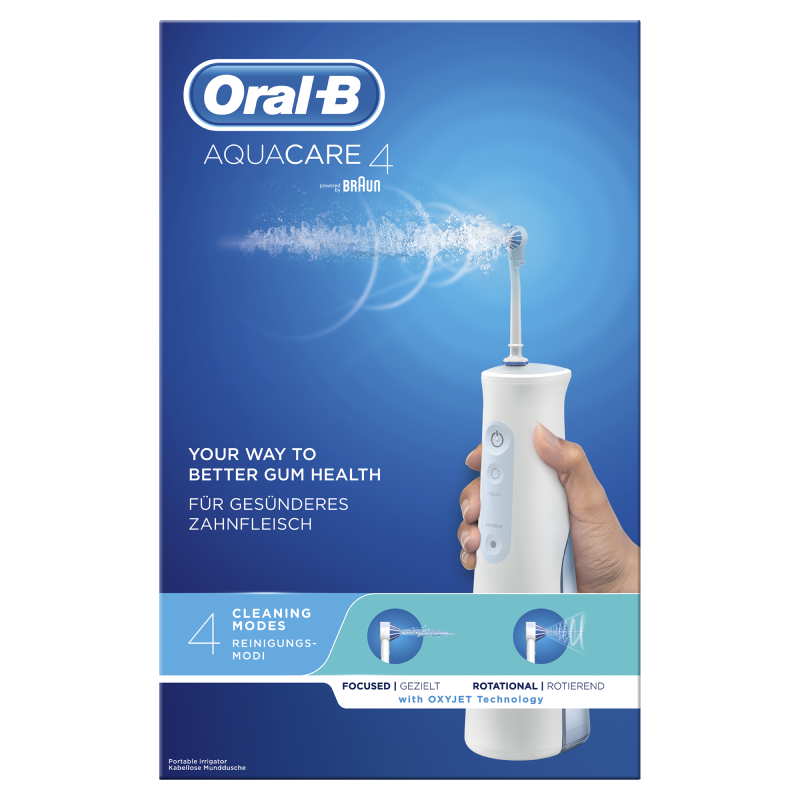 Oral-B Idropulsore Portatile Aquacare con Tecnologia Oxyjet. 1 Idropulsore