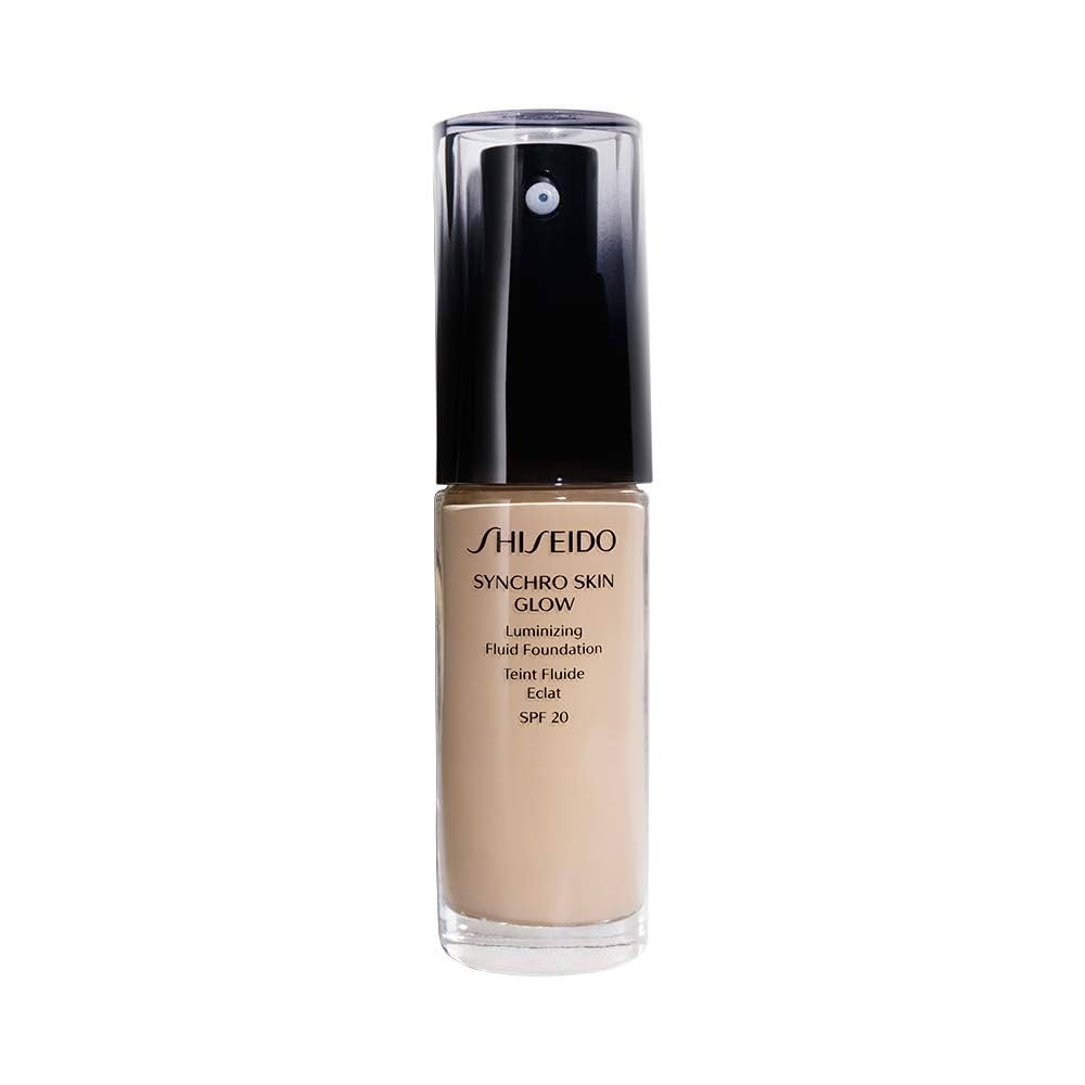 Shiseido Synchro Skin Glow Luminizing Fluid Foundation Golden 3