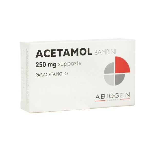Acetamol 250 mg Bambini Paracetamolo 10 Supposte