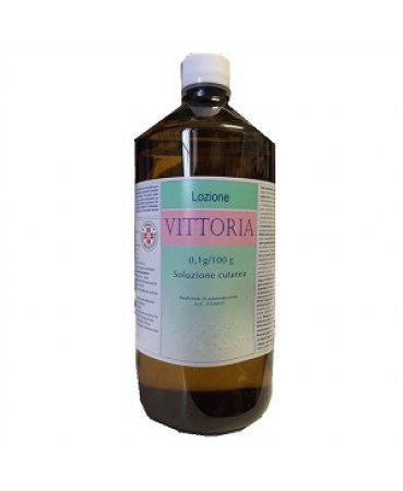 Lozione Vittoria 0,1g/100g Soluzione Cutanea Flacone da 1000 ml
