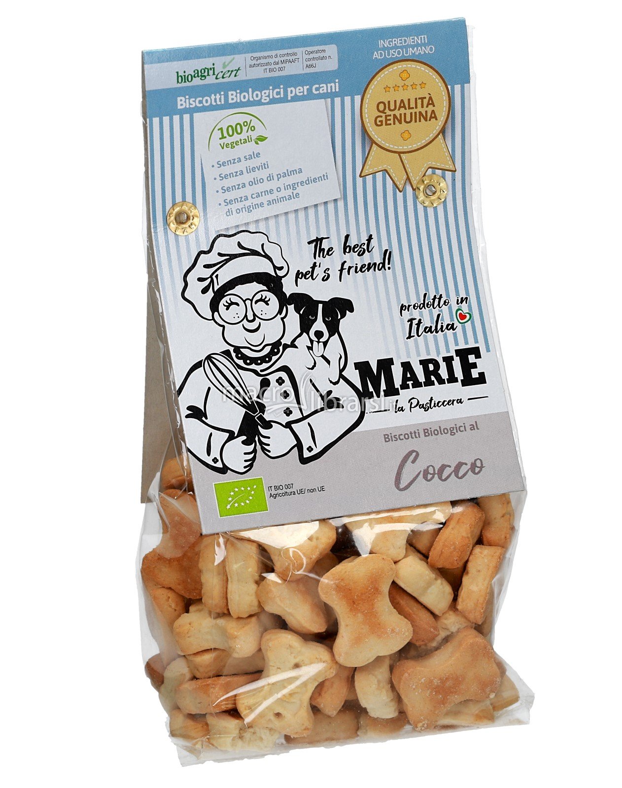 MAST MARIE CANE SNACK BISCOTTI BIOLOGICI COCCO 210GR