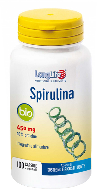 LONGLIFE SPIRULINA BIO 100CPS