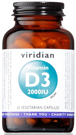 VITAMIN D3 2000IU 60CP VEG NATUR