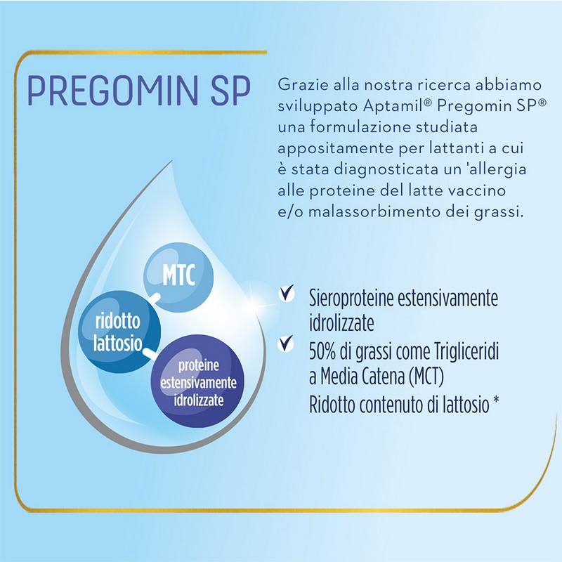 Aptamil Pregomin Latte Speciale con Siero di Proteine 400 g