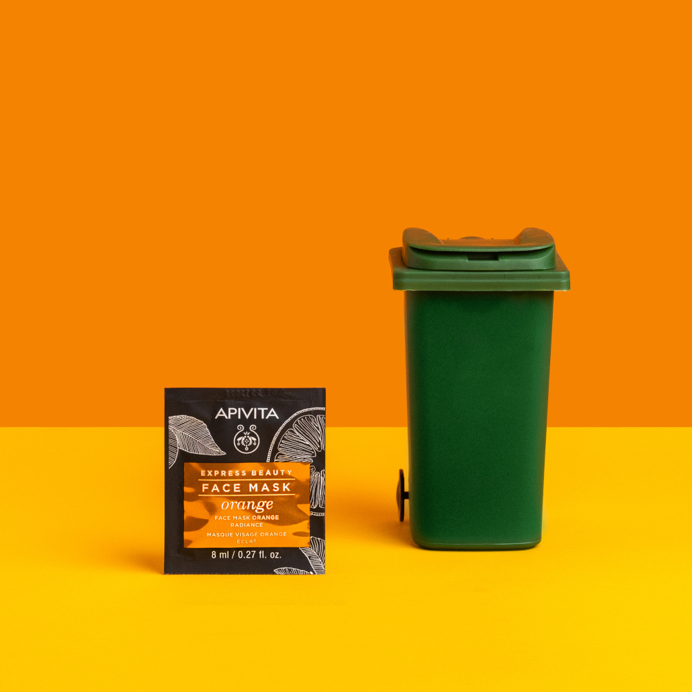 APIVITA Express Beauty Maschera Viso all'Arancia Illuminante 2X8ML