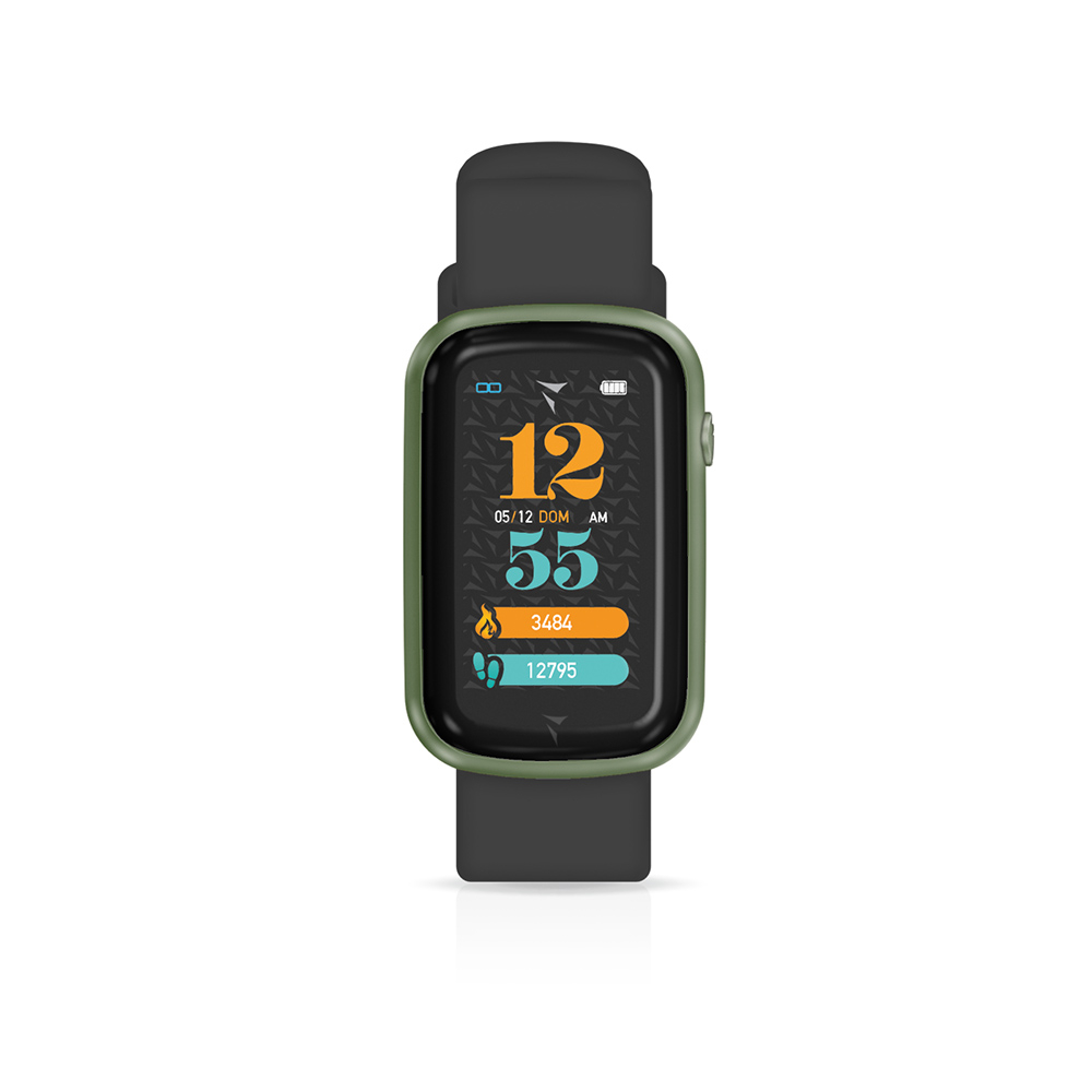 STEPS SMARTWATCH BLACK GREEN