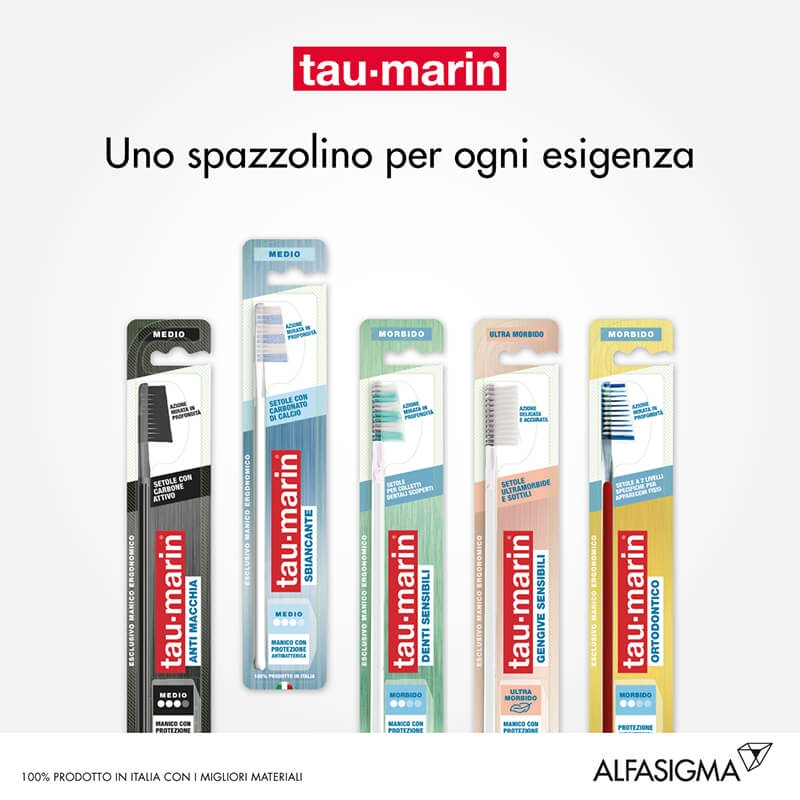 Tau-Marin Spazzolino Professional White Antimacchia