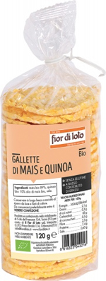 GALLETTE MAIS E QUINOA