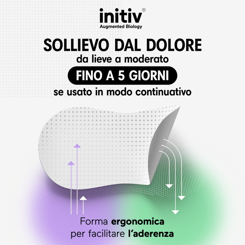 Initiv Cerotti Schiena, Dolori Muscolari da lievi a moderati, senza Medicinali (3 Cerotti)