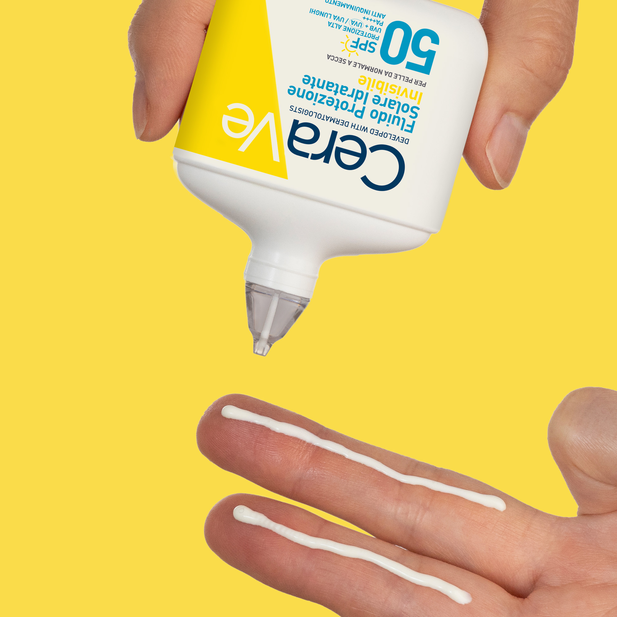 Cerave - Fluido Solare Invisibile SPF50 - Protezione Solare Idratante Viso 50 ml
