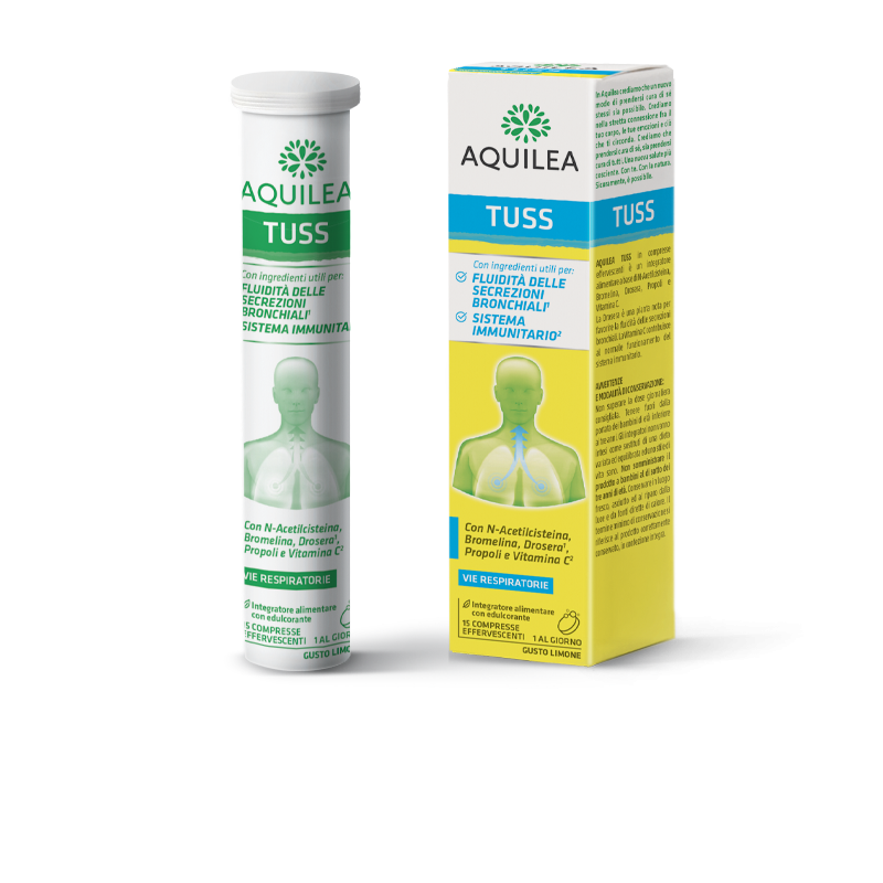 Aquilea Tuss elimina la tosse 15 compresse effervescenti