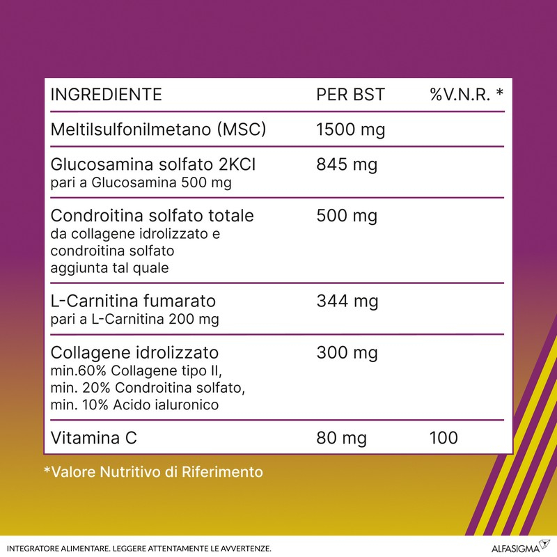 Amedial Plus, Integratore Alimentare per il Benessere delle Atricolazioni, contribuisce a mantenere in  Ossa e delle Cartilagini, 20 Bustine da 5mg da Sciogliere in Acqua