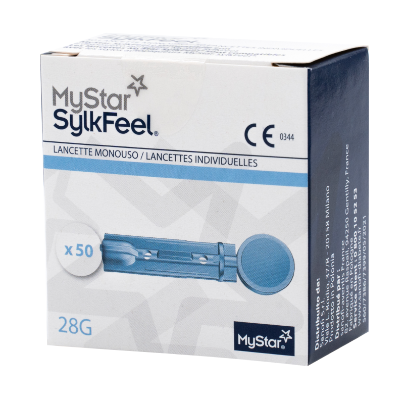 MyStar SylkFeel 28G Lancette Pungidito 50 Pezzi