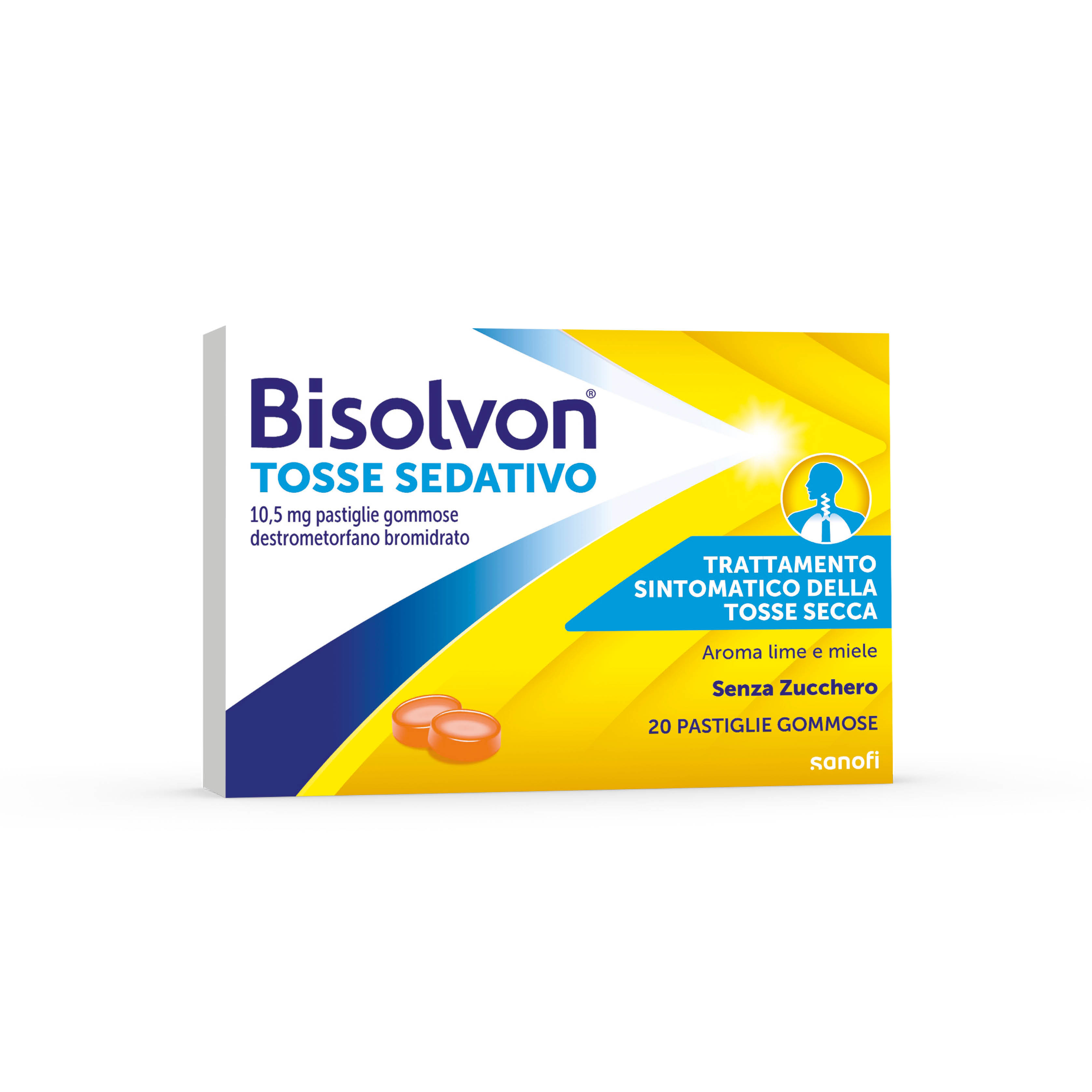 Bisolvon Tosse Sedativo Pastiglie Gommose 10,5mg 20 Pastiglie