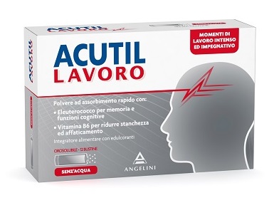 Acutil Lavoro - Integratore per la mente - 12 bustine orosolubili