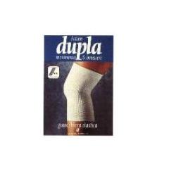 Dupla Ginocchiera Elastica Bianca Taglia L