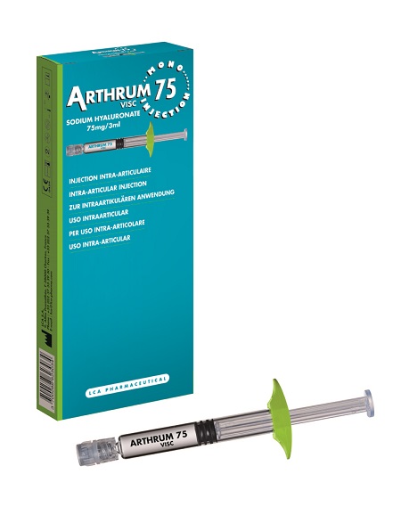 Arthrum Visc 75 - Siringa intrarticolare a base di Acido Ialuronico - 3 ml