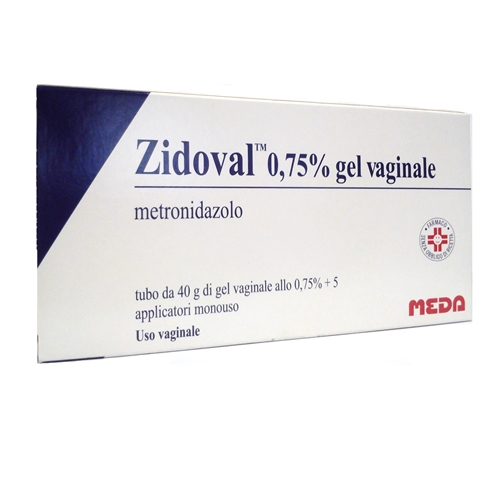 Zidoval Gel Vaginale 0,75% Metronidazolo 40g + 5 Applicatori