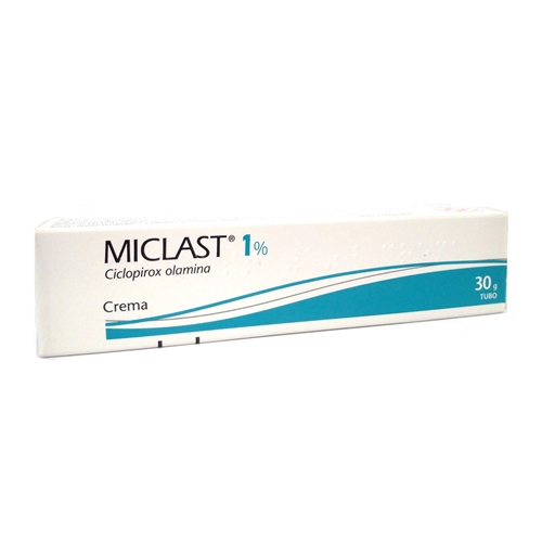 Miclast Crema 1% Ciclopiroxolamina Antimicotico 30g