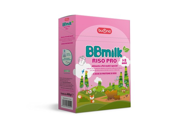 Bbmilk Riso Pro 1-3 Alimento Speciale In Polvere A Base Di Proteine Di Riso 400 Gr