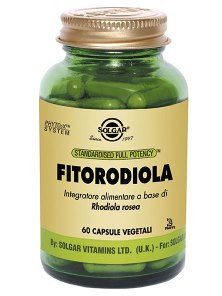 Solgar Fitorodiola Integratore Tonico Energetico 60 Capsule Vegetali