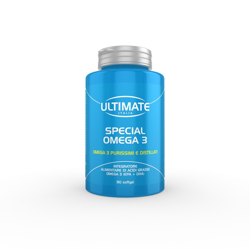 Ultimate Italia Special Omega 3 - Integratore Di Omega 3 Purissimi E Distillati 90 Softgel