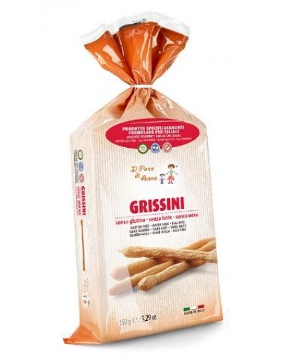 Il Pane Di Anna Grissini Senza Glutine Senza Latte Senza Uova 150g