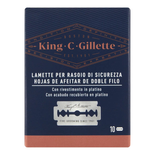 GILLETTE KING LAME SICUREZ X 10PZ
